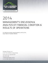 2014 Wellgreen Platinum: Q2 MD&A & ...