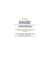 Prophecy Platinum - 2014 Q1 MD&A & ...